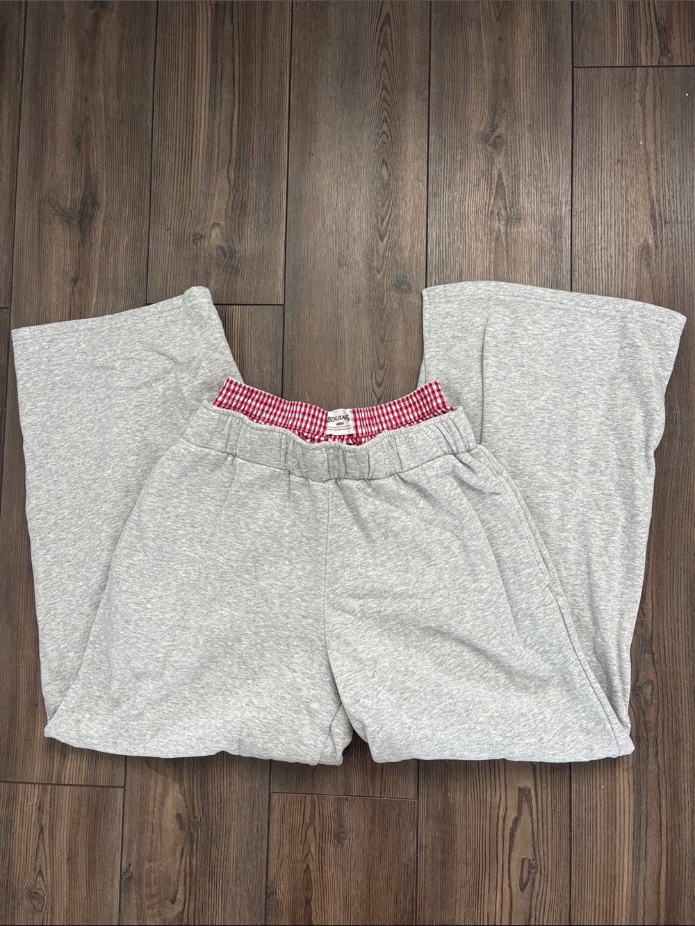 Urban Outfitters BDG Gray Sweatpants with Red Trim Waistband